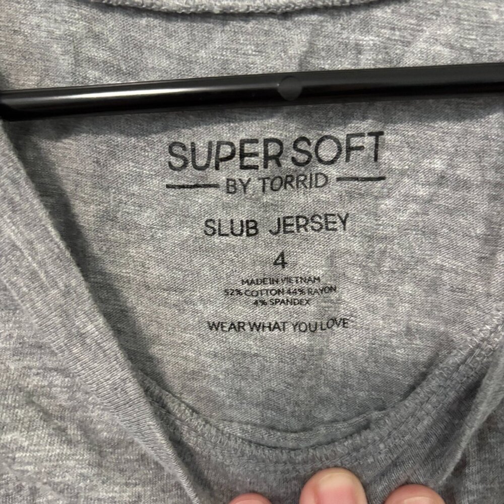 Torrid Super Soft Cropped Shirt